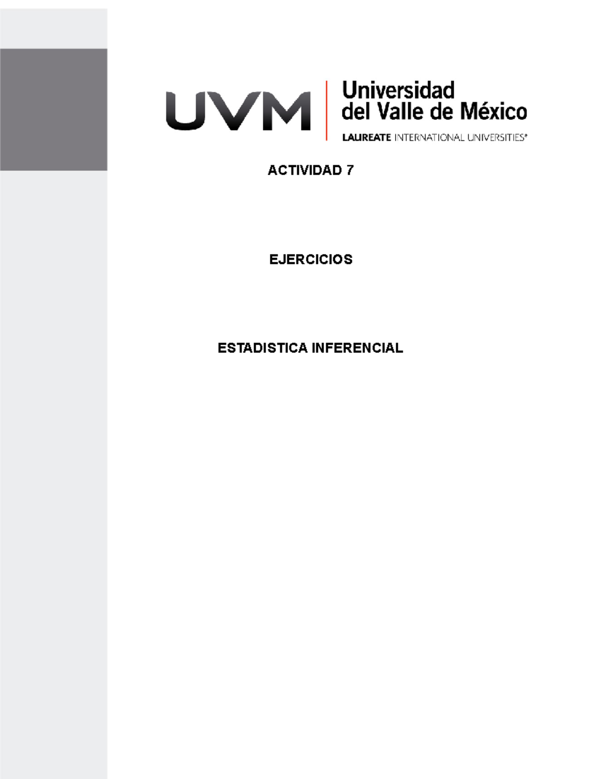 A7 Est Actividad 7 Ejercicios Estadistica Inferencial Actividad 7 Ejercicios Sobre Inferencia 4173