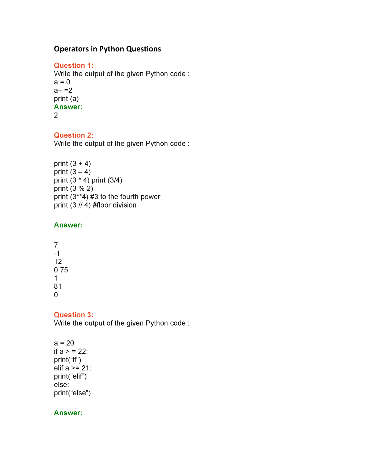 operators-in-python-questions-operators-in-python-questions-question