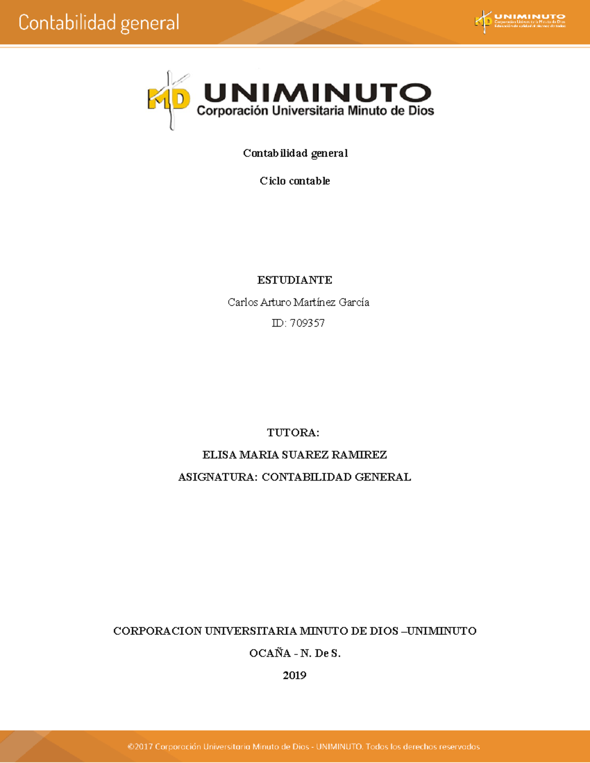 Actividad N 7 Evaluativa Resumen Del Ciclo Contable - Contabilidad I ...