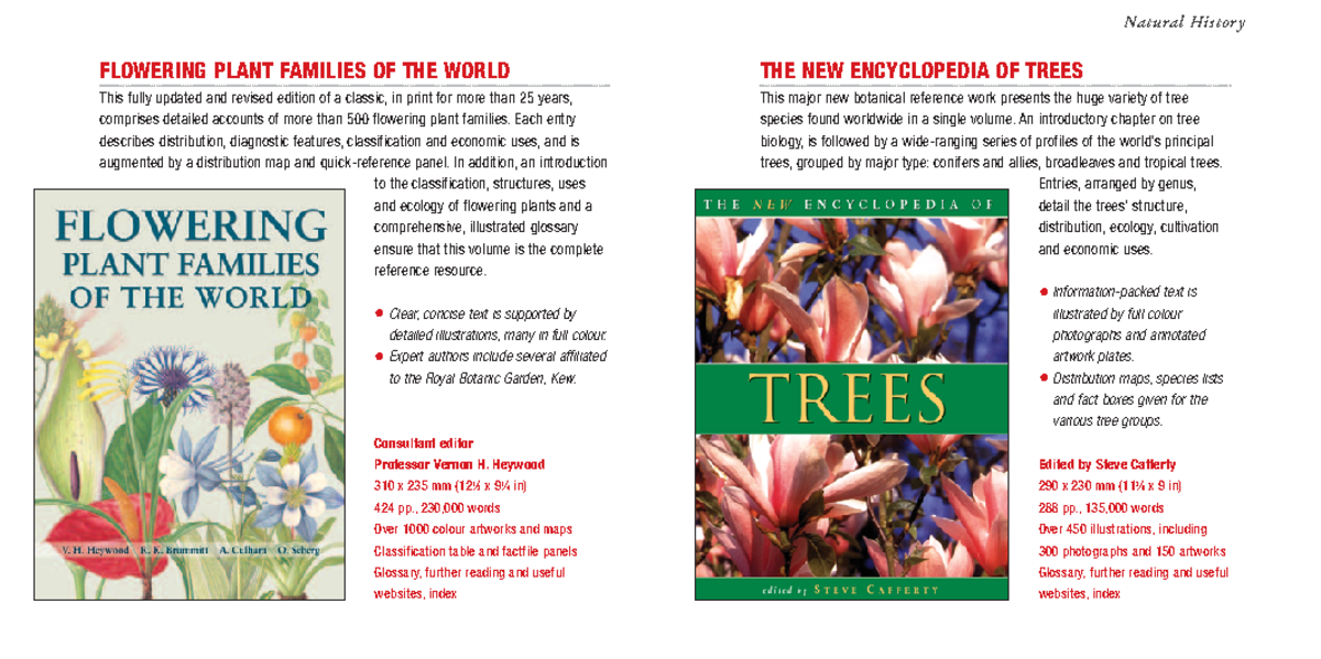 Flowering Plant Families of the World THE NEW ENCYCLOPEDIA OF TREES
