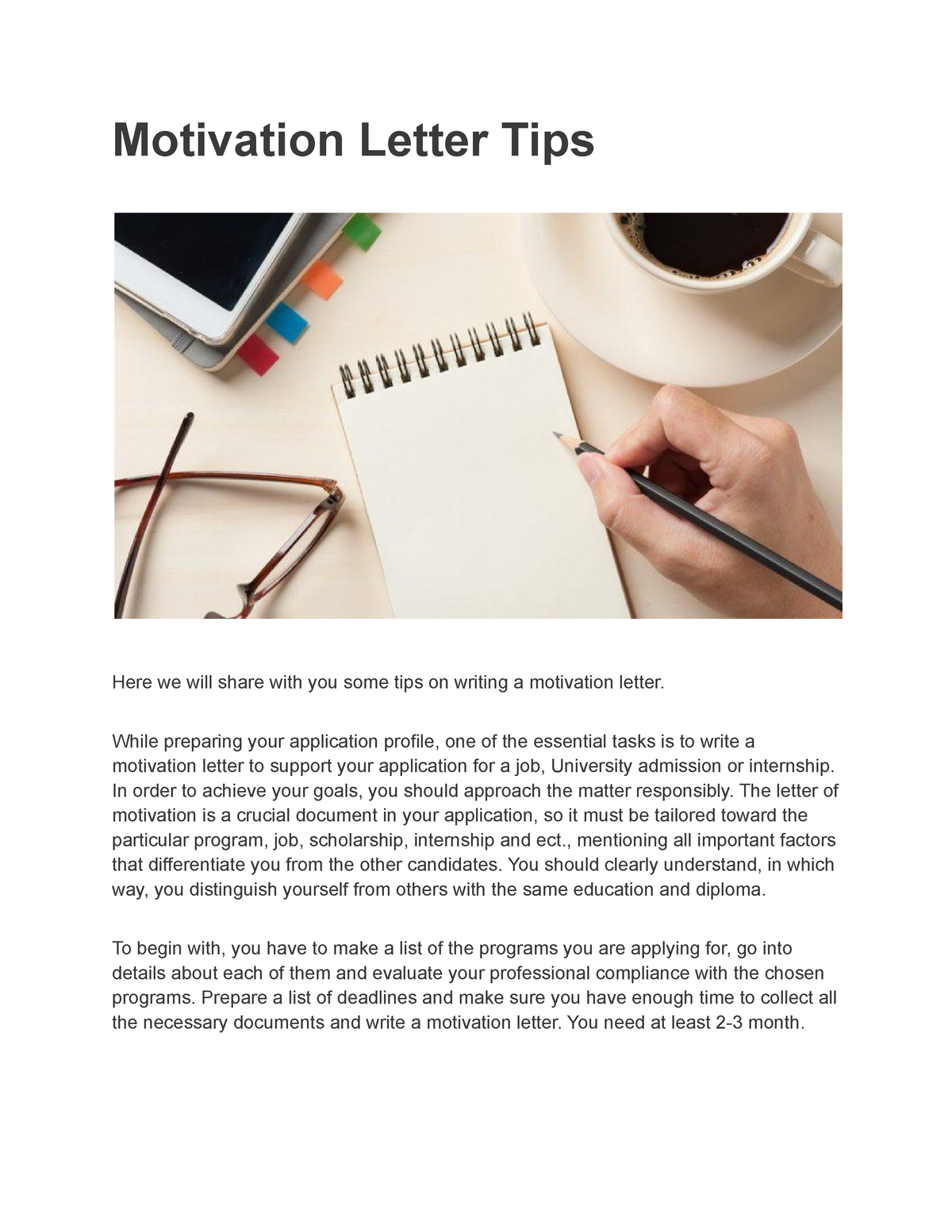 motivation letter phd netherlands