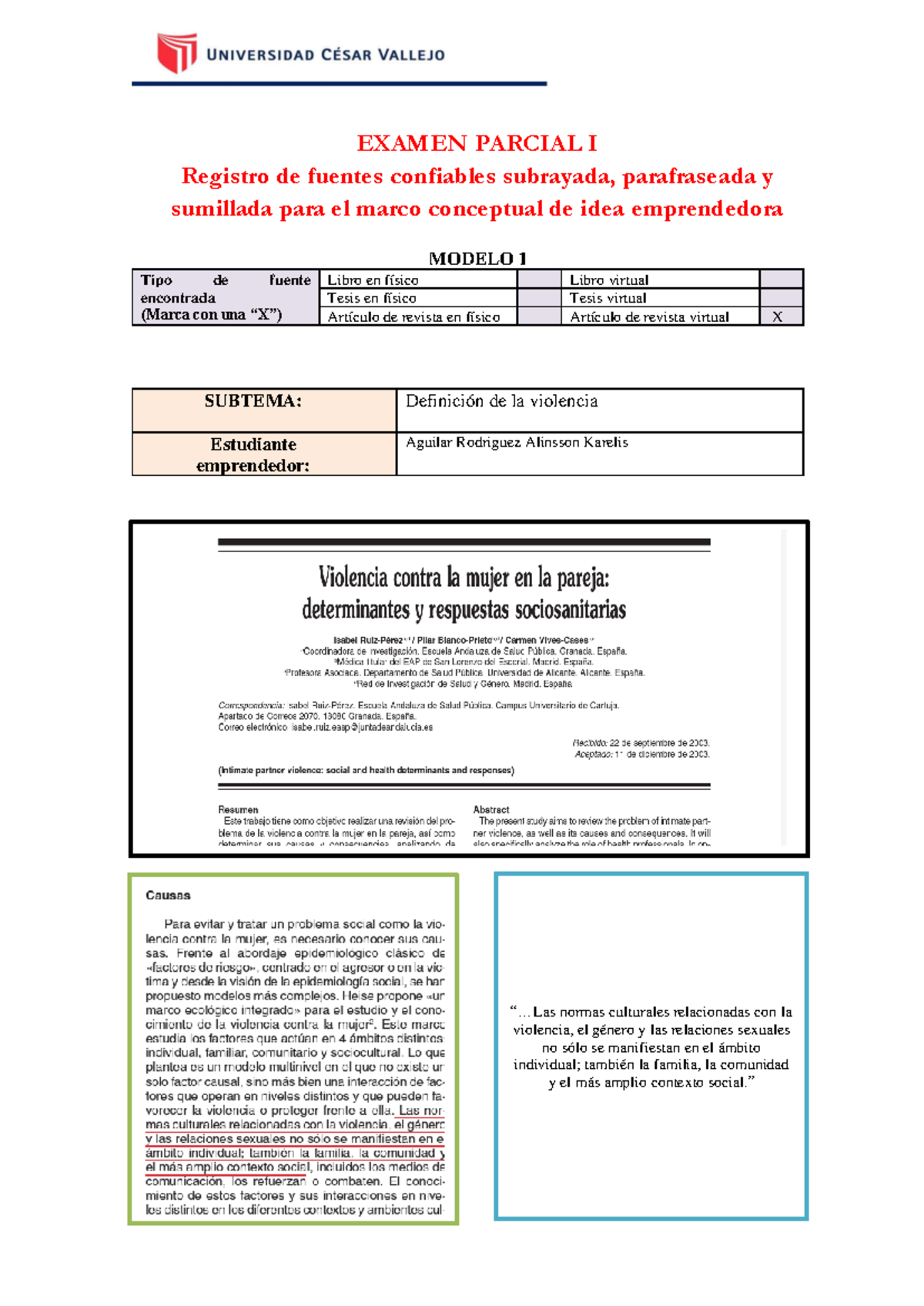 Formato+PARA+ Registro+DE+ Fuentes+PARA+IDEA+ Emprendedora+ - EXAMEN ...