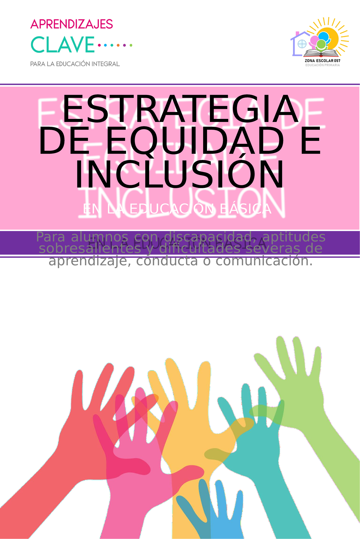 Equidad E Inclusion - sirve para lectura - ESTRATEGIA DE EQUIDAD E ...