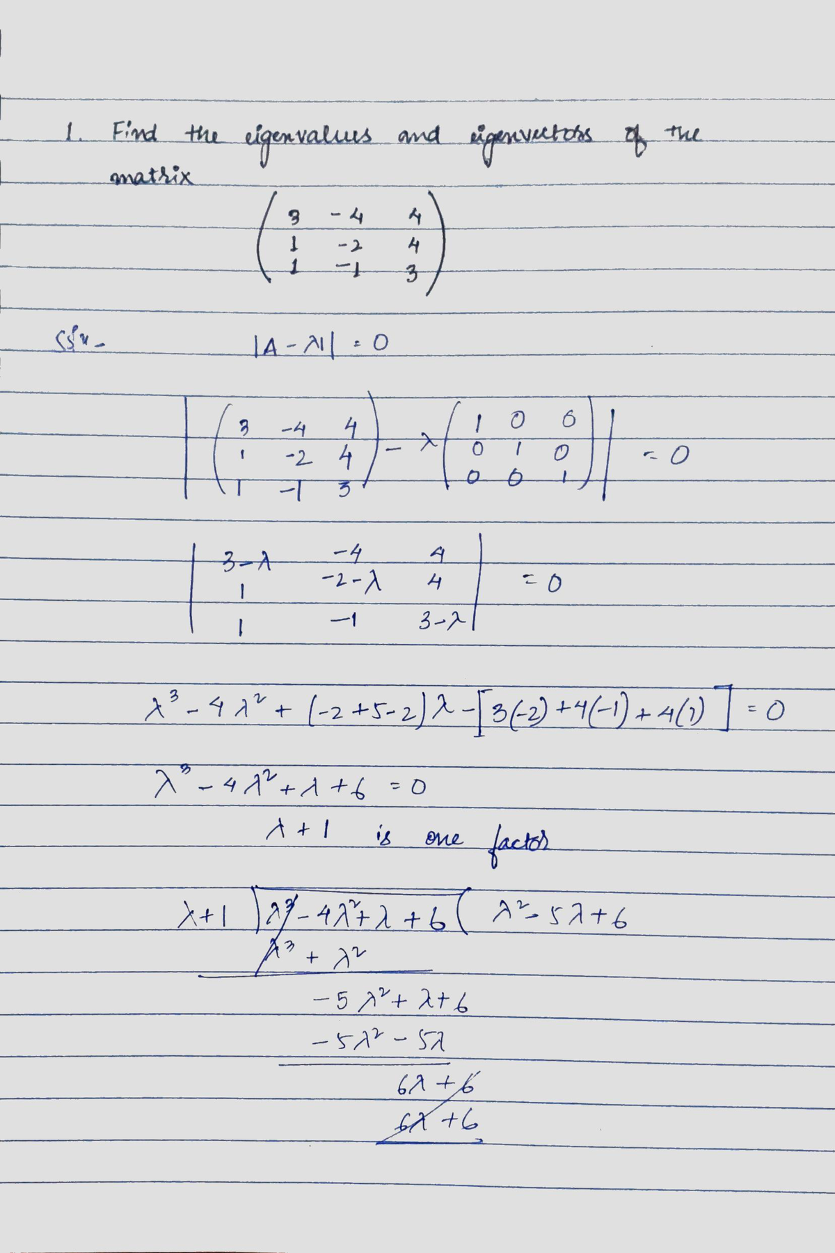 Maths Assignment -1 - Calculus And Linear Algebra - Studocu