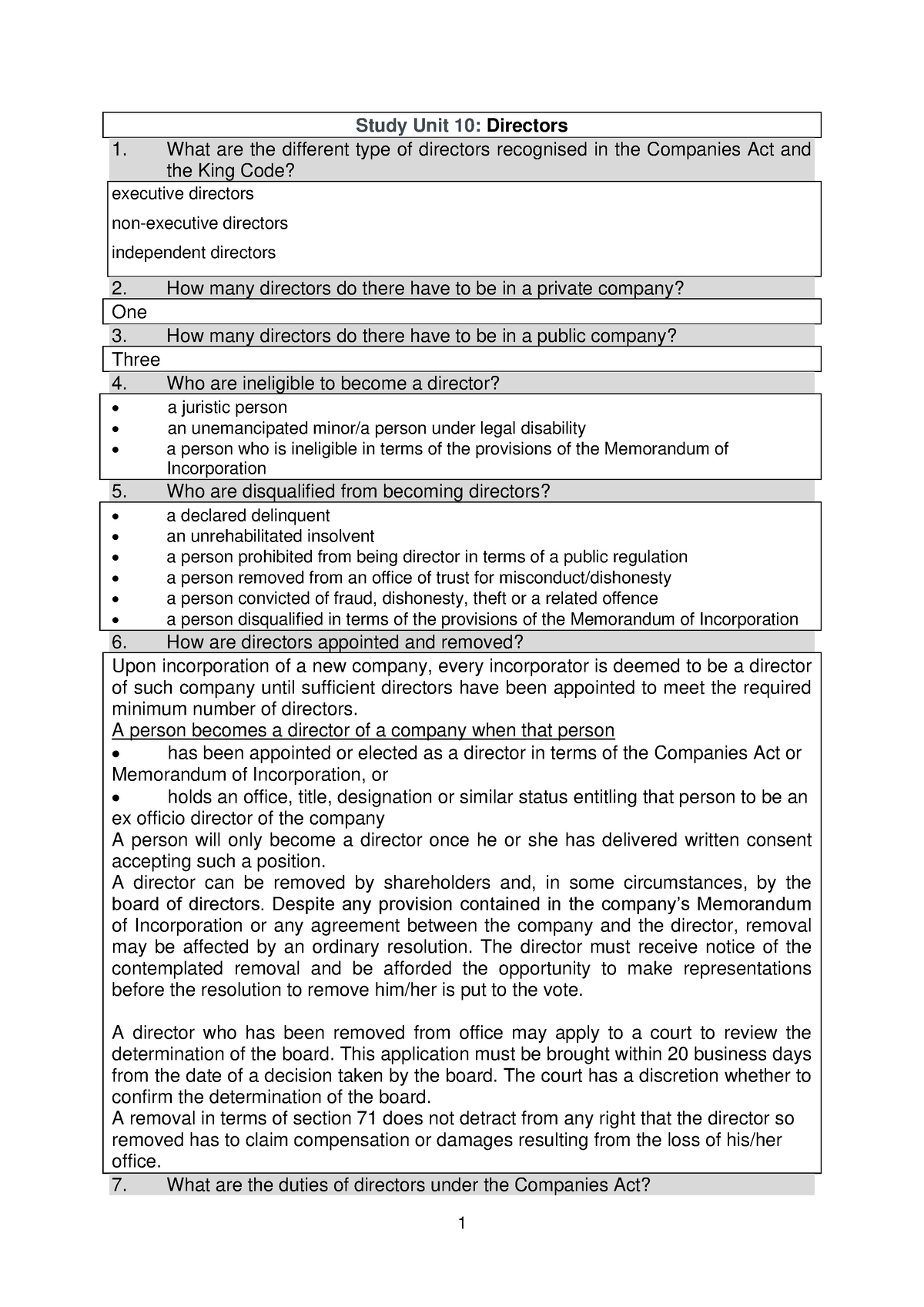 Study Unit 10 Discussion Questions And Answers - Study Unit 10 ...