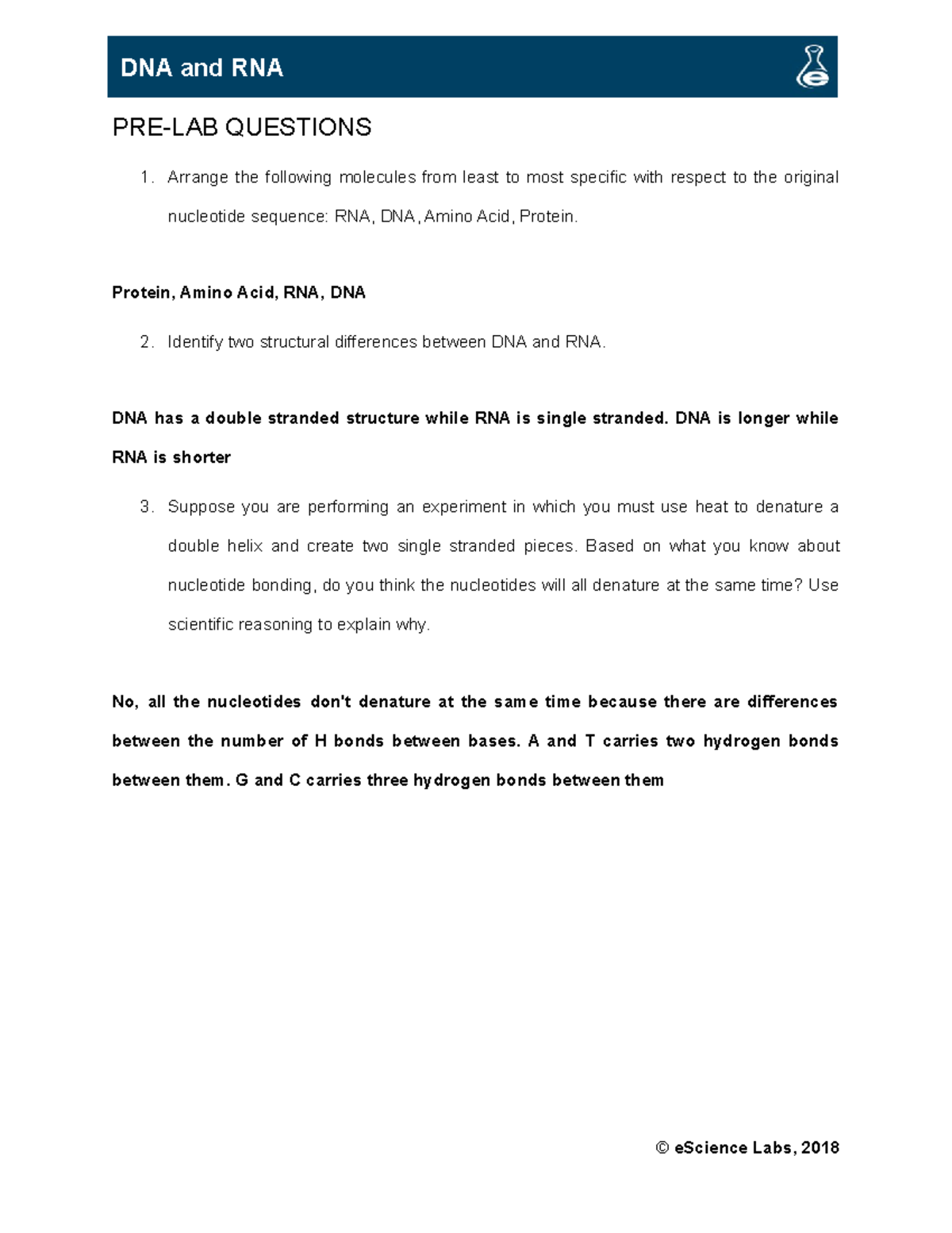 Lab 11 for BIO 101 which is the labs that are needed PRELAB