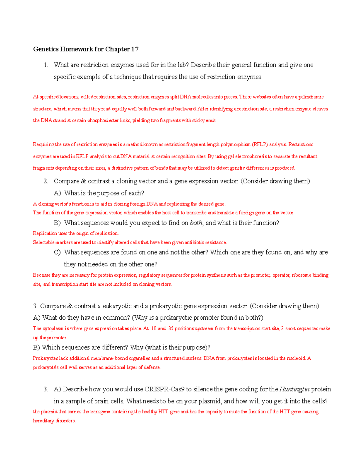 enrichment activity genetics problem solving chapter 26