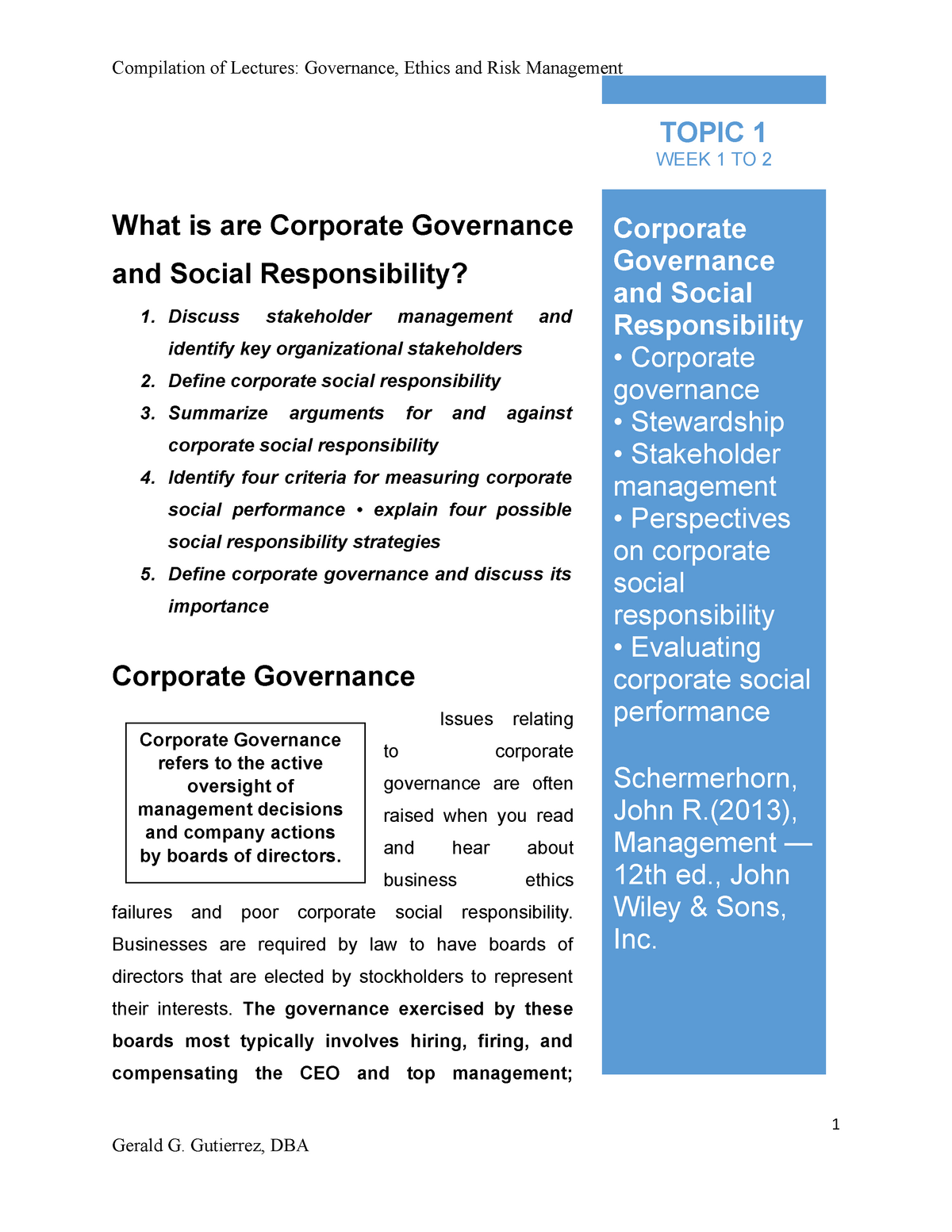 corporate governance attributes on corporate social responsibility thesis pdf