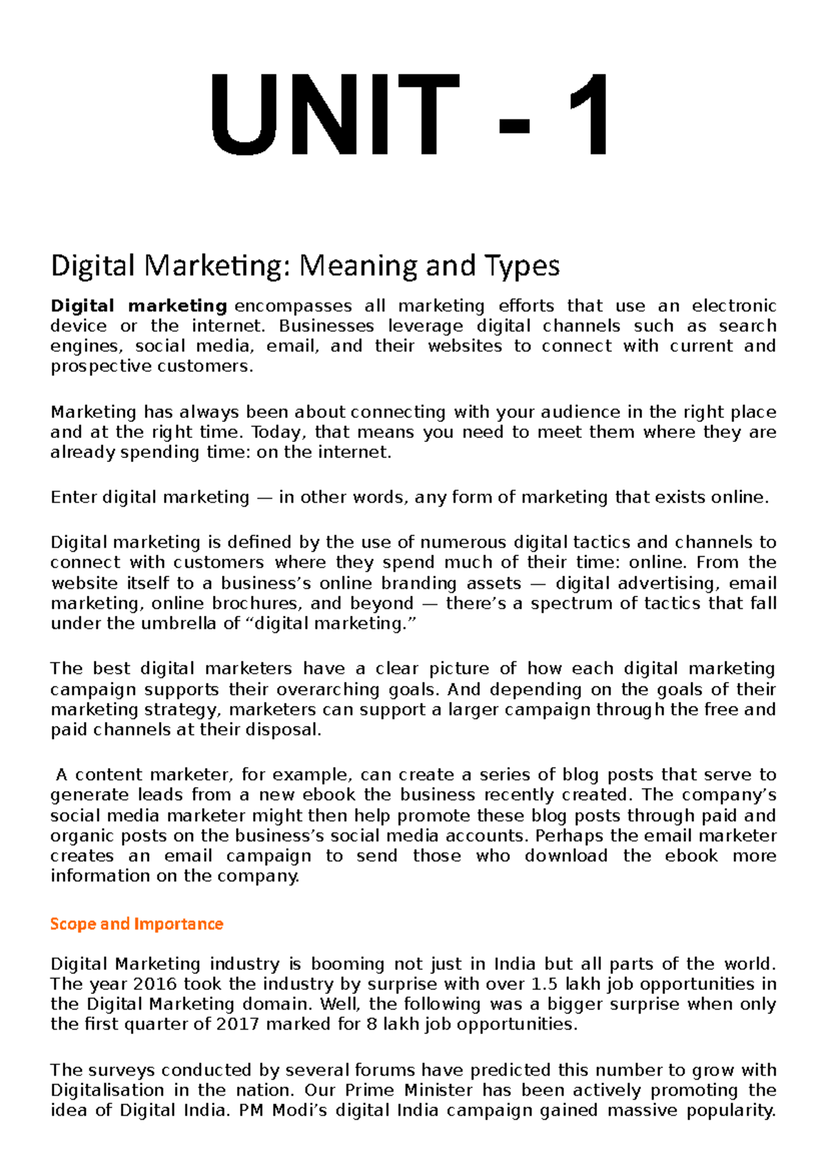 notes-digital-marketing-unit-1-digital-marketing-meaning-and-types