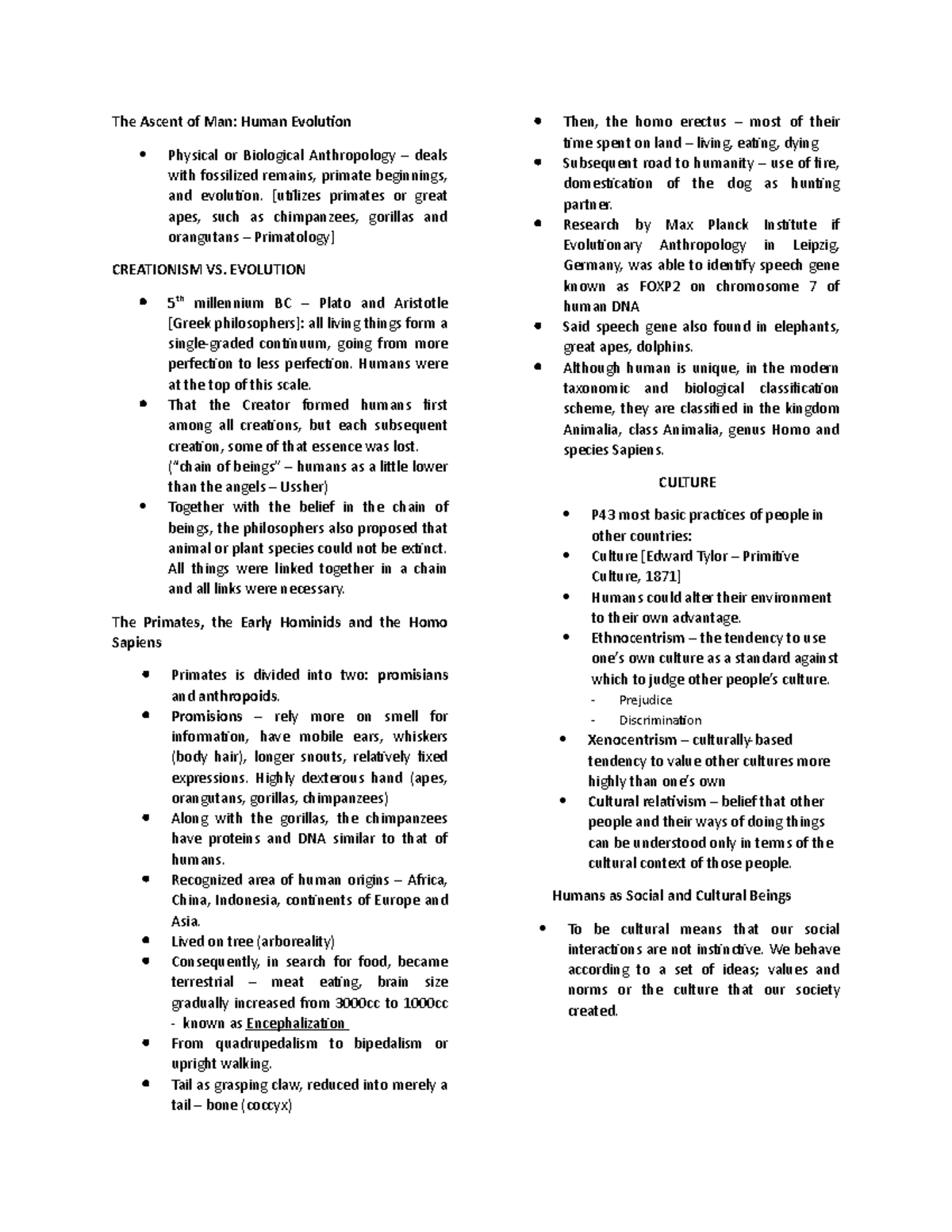 UCSP- Chapter-2 - Politics philosophy module - The Ascent of Man: Human ...