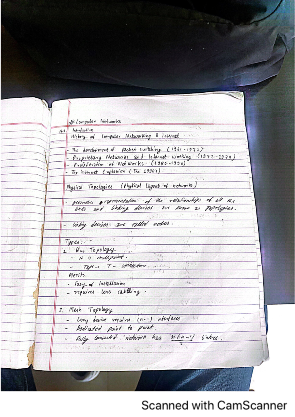 Cn class - Computer Networks Introduction History of Computer ...