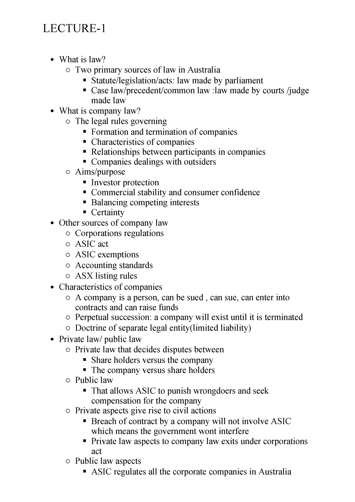 all-lectures-lecture-notes-cost-management-what-is-law-two-primary