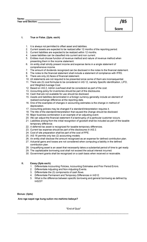 IA VOL 2 Valix 2019 Answer KEY - INTERMEDIATE VOLUME Valix Parana Valli ...