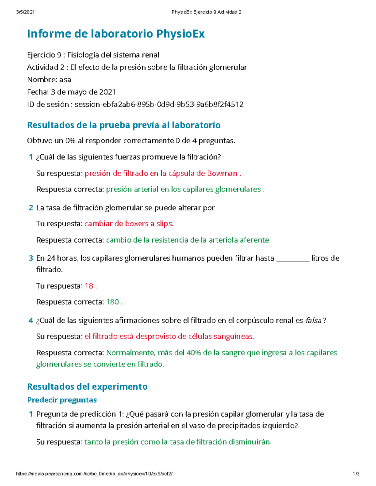 Physio Ex Ejercicio 9 Actividad 2-FISIOLOGIA RENAL - 3/5/2021 PhysioEx ...