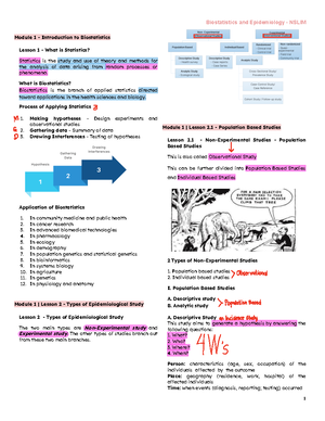 Biostatistics AND Epidemiology Midterms - BIOSTATISTICS AND ...