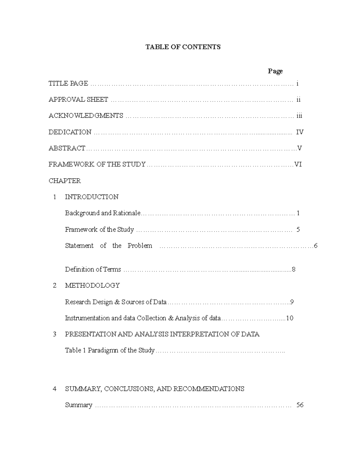 Final na tlaga - none - TABLE OF CONTENTS Page TITLE PAGE - Studocu