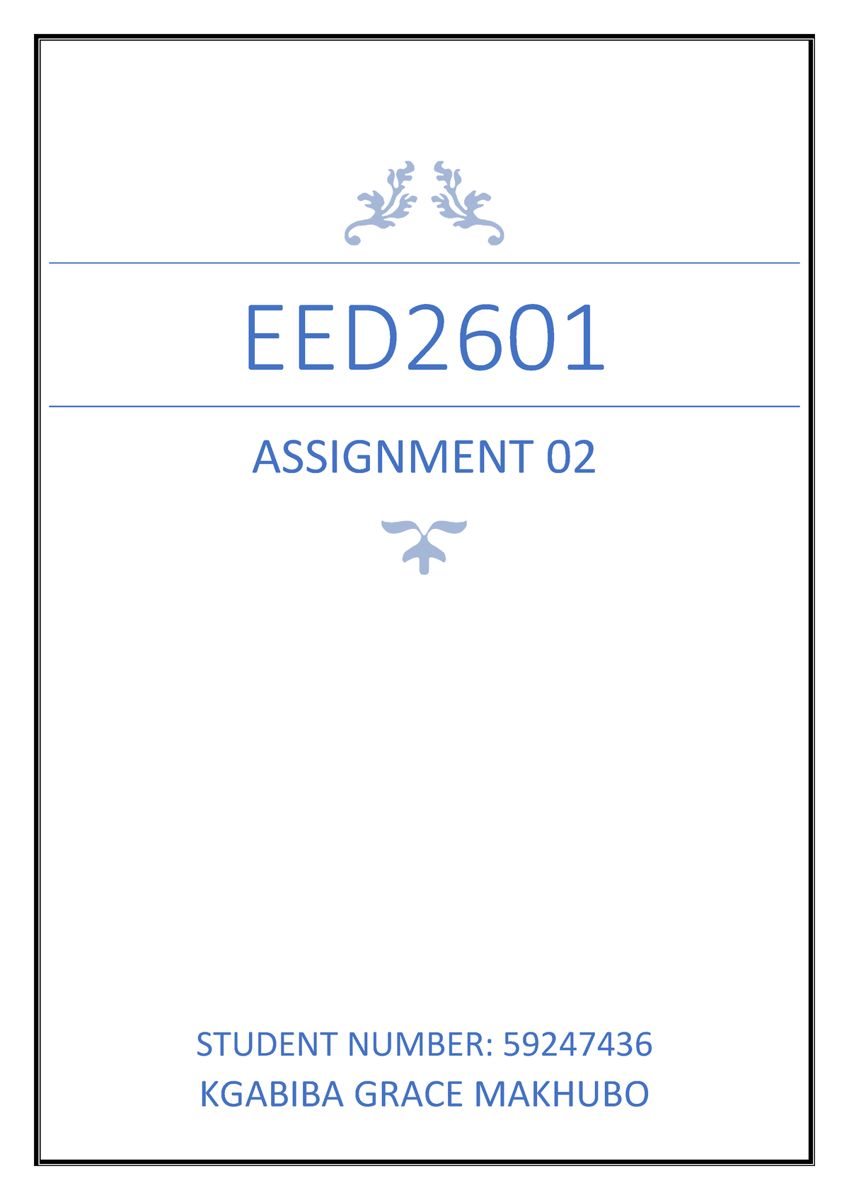 eed2601 assignment 4 answers pdf download