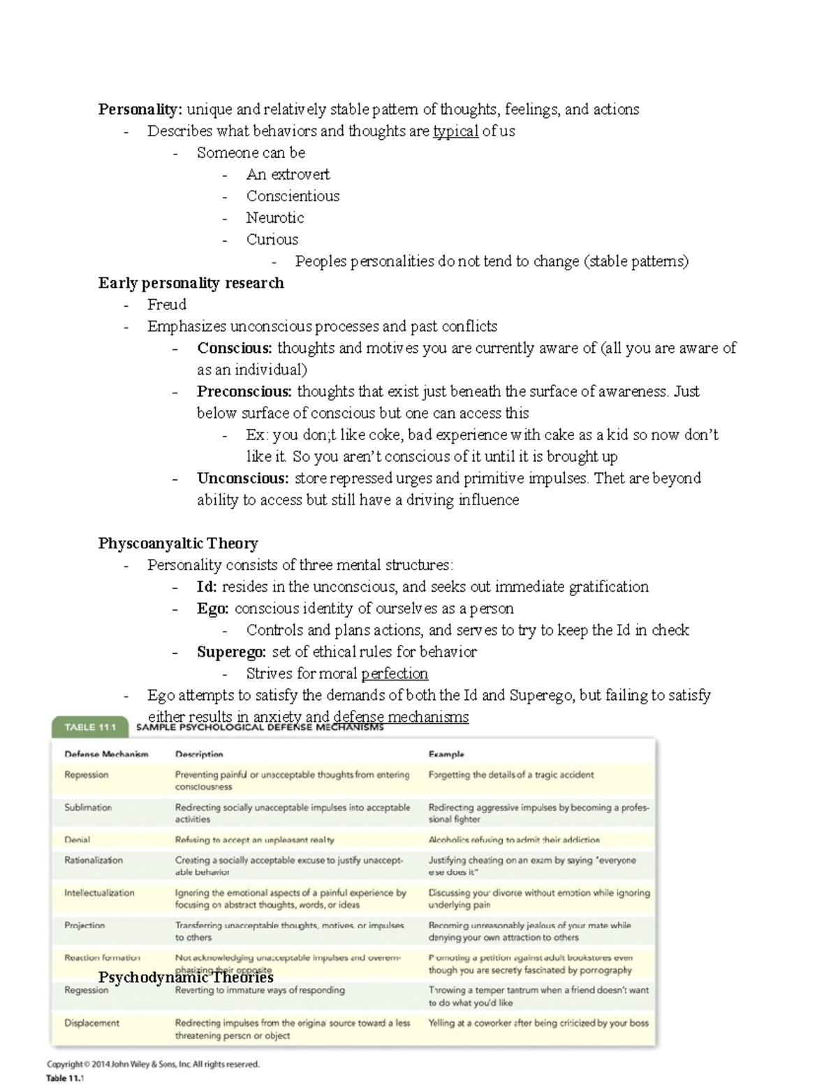 personality-notes-personality-unique-and-relatively-stable-pattern