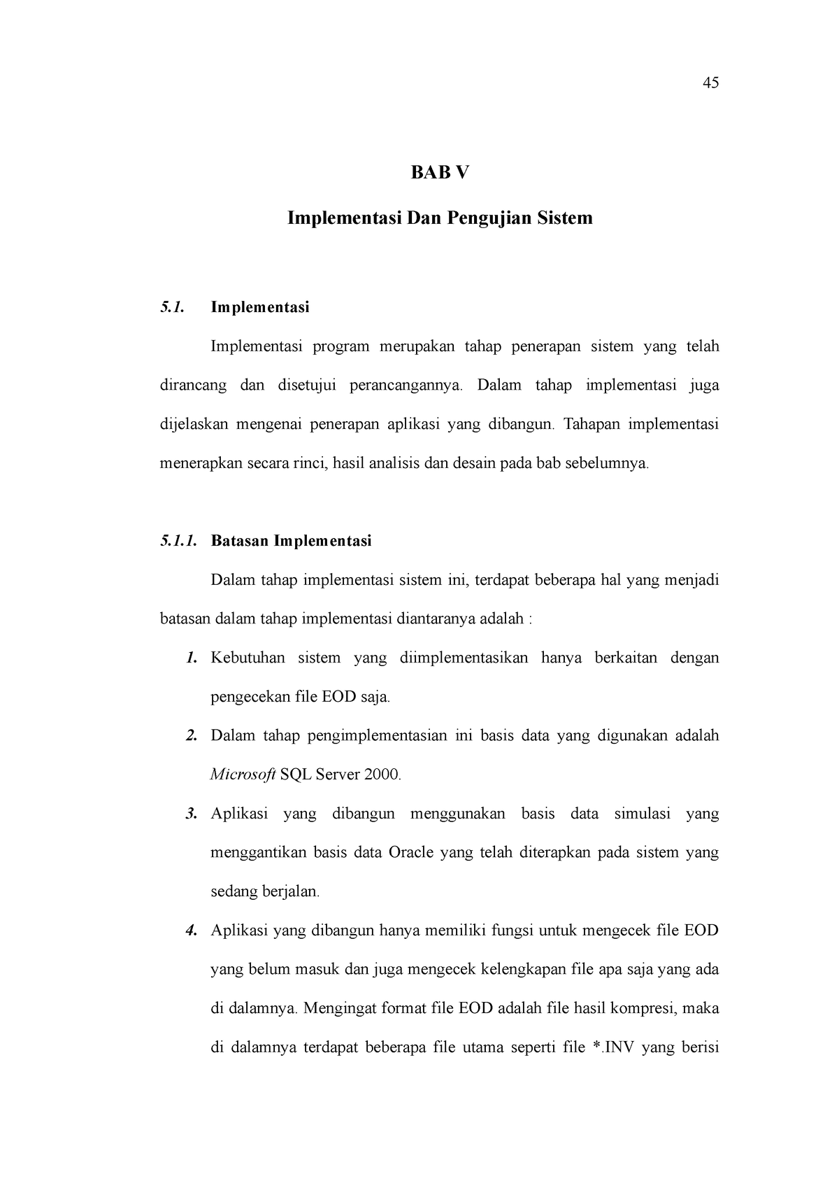 Implementasi Dan Pengujian Sistem - BAB V Implementasi Dan Pengujian ...