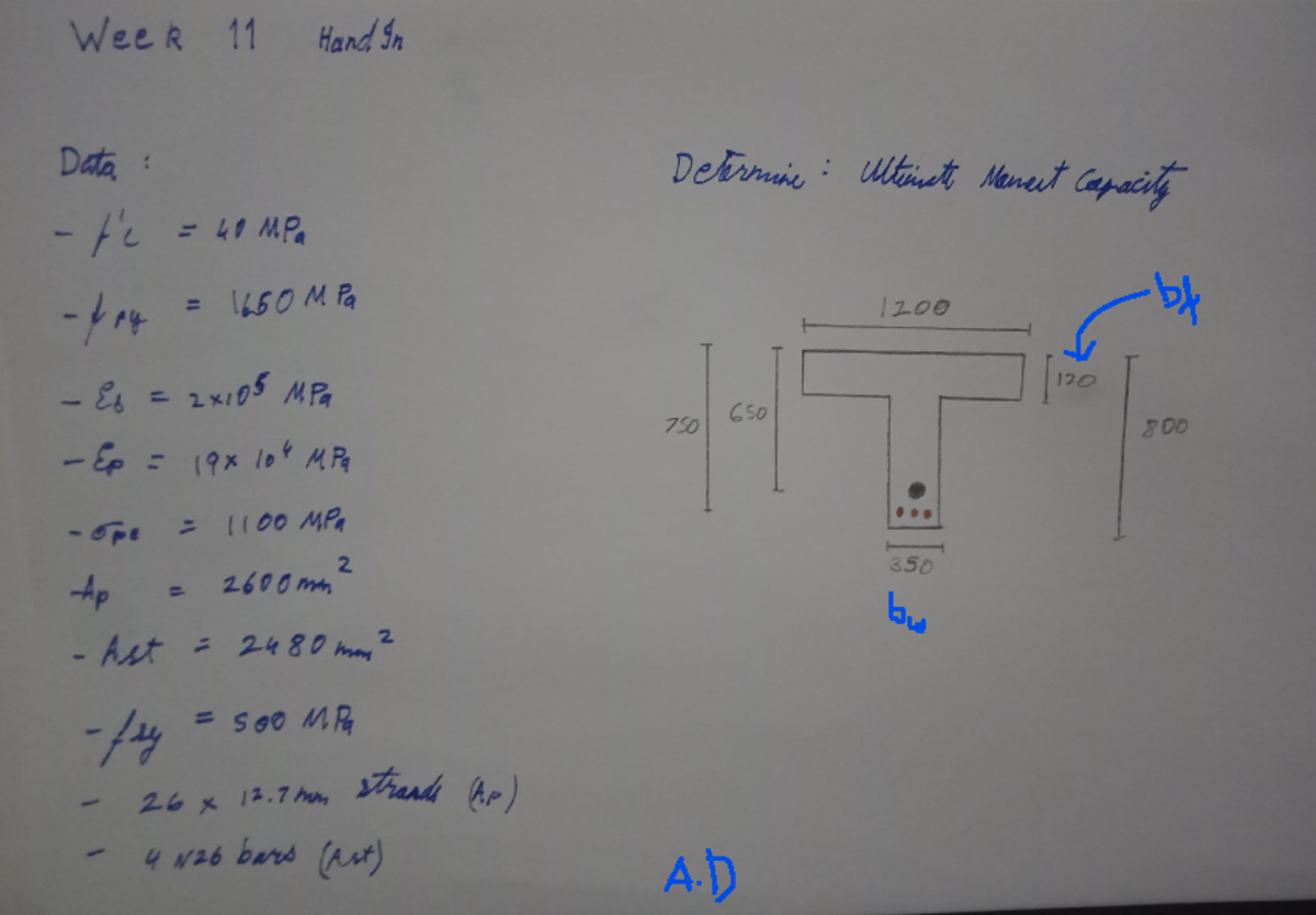 Tut11 - asdfghjkl - CIVL489 - 750 G:So '.) Wt,,~ I~ Cy~ wit ,,_ Z(, 7 A ...