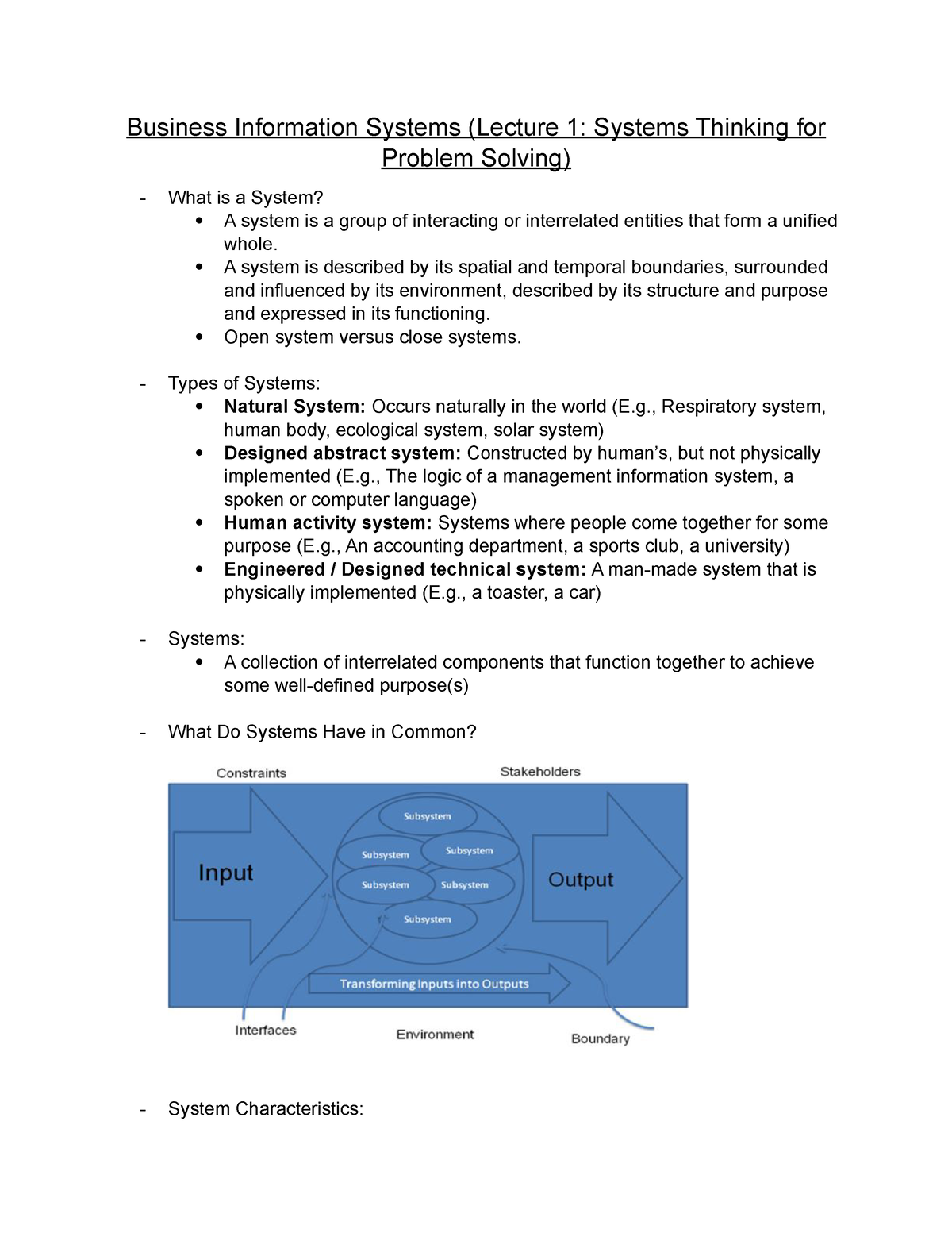 business-information-systems-lecture-1-notes-business-information