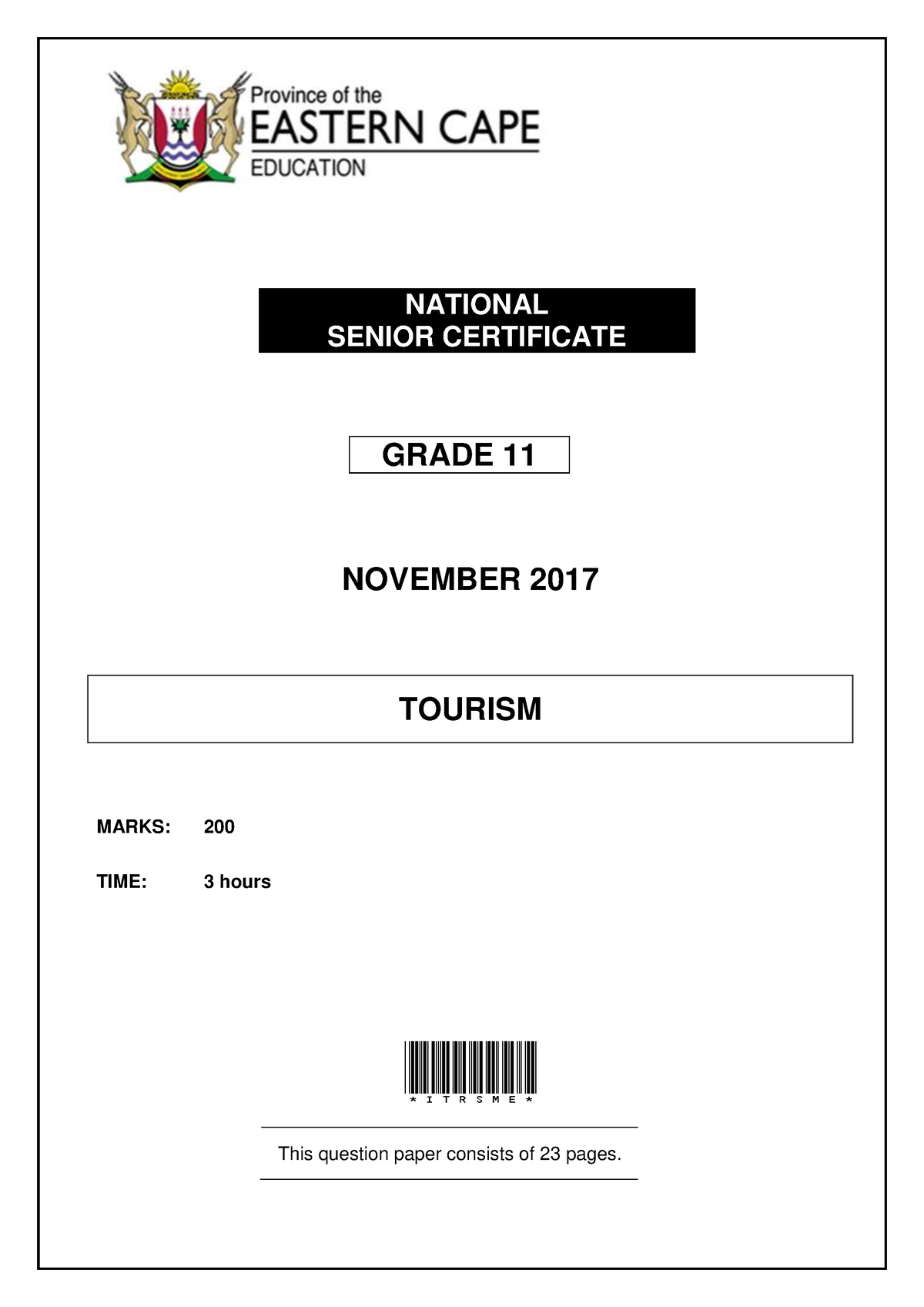 tourism grade 11 november 2017 memorandum
