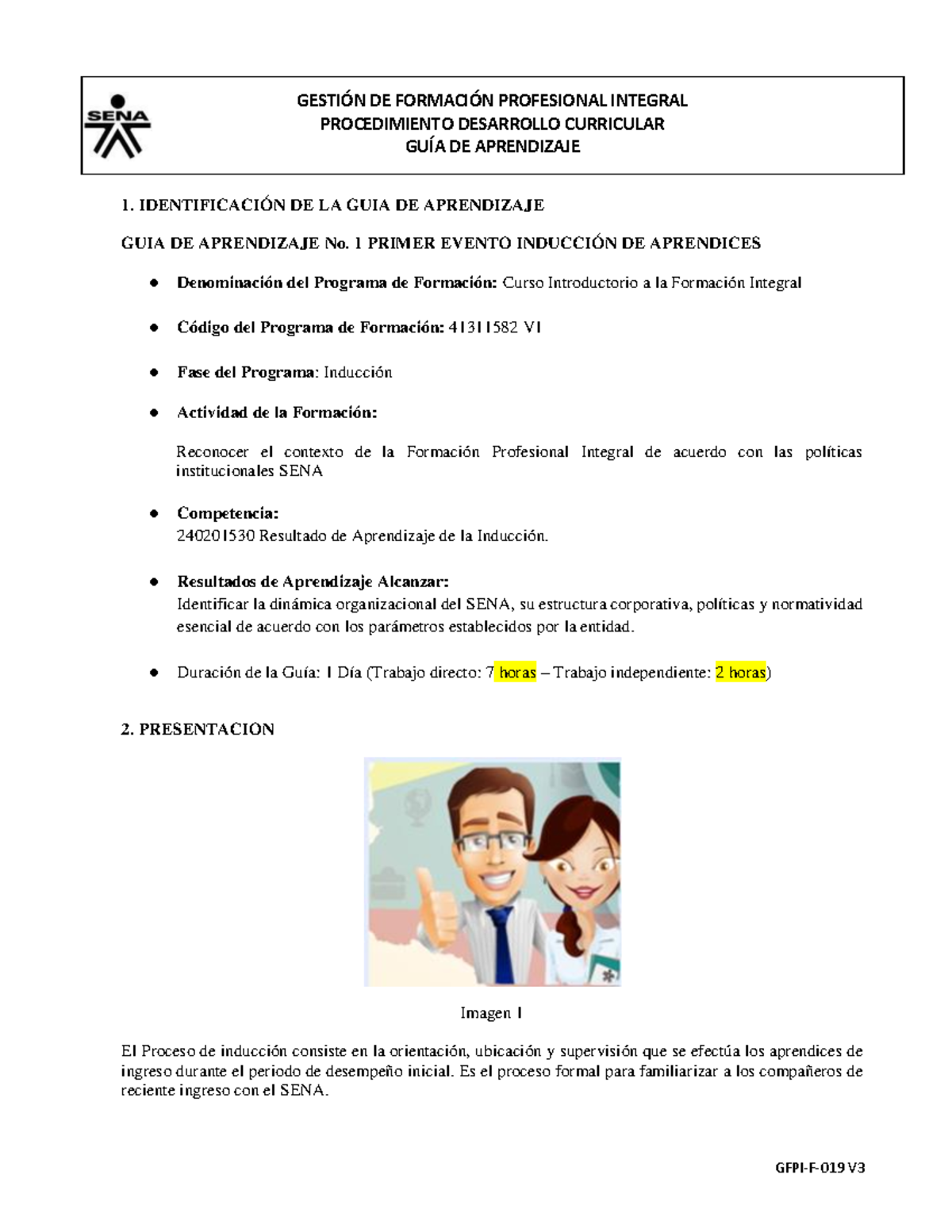 GFPI-F-019 Formato Guia de Aprendizaje No. 1 Induccion (1) (2 ...