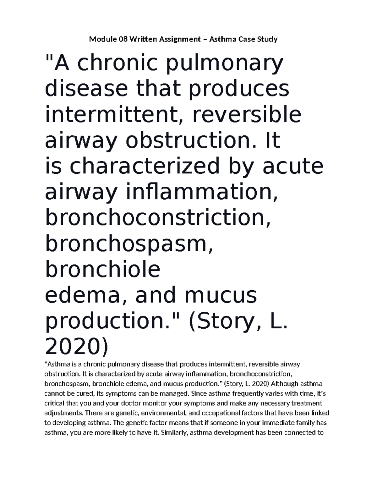 b t asthma case study