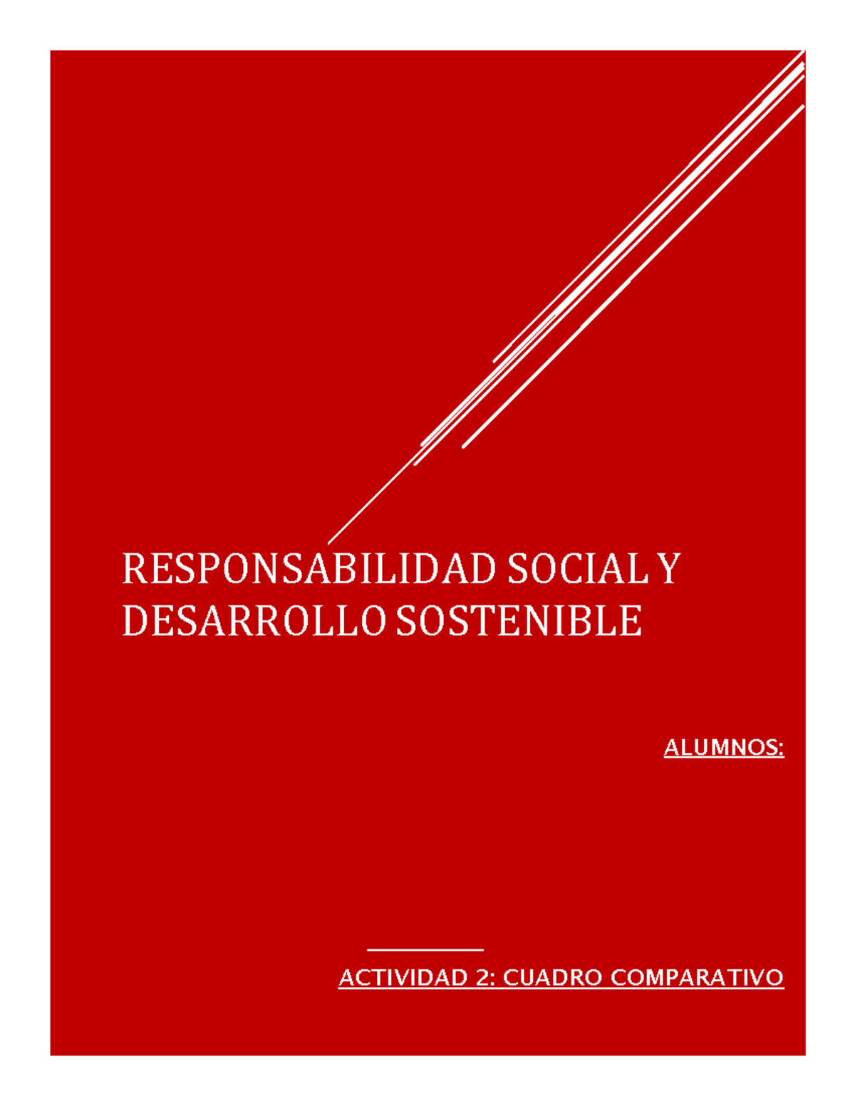 A 2 Cuadro Comparativo Responsabilidad Social Y Desarrollo Sostenible