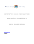 Introduction To Business Studies - BBM1101 - MKU - Studocu