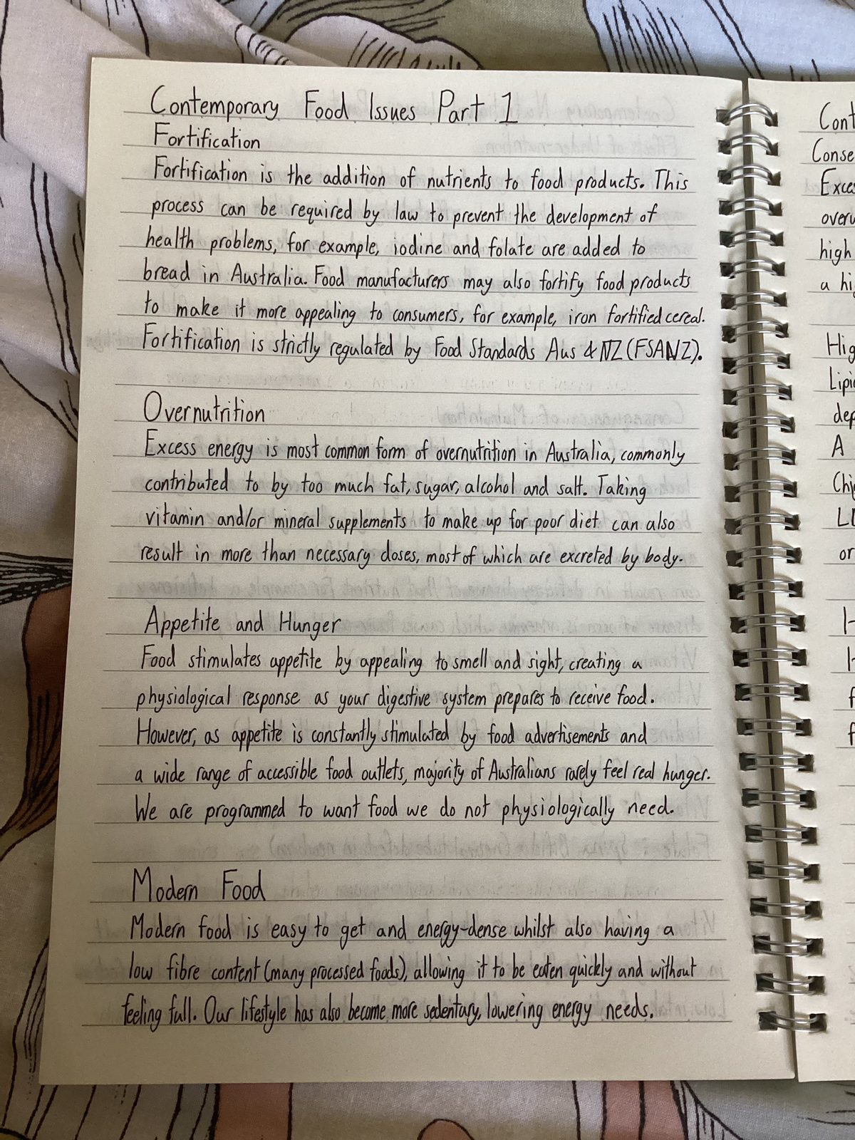 Food Tech Malnutrition Notes - Studocu