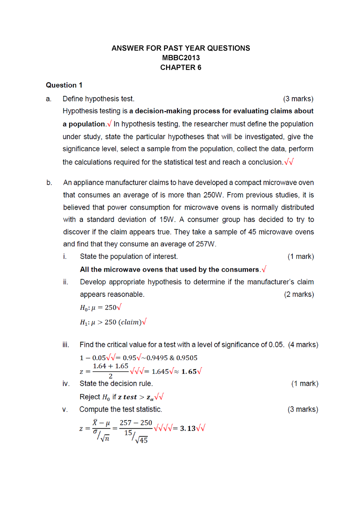 Jawapan Chapter 6 Untuk Rujukan Sahaja - ANSWER FOR PAST YEAR QUESTIONS ...