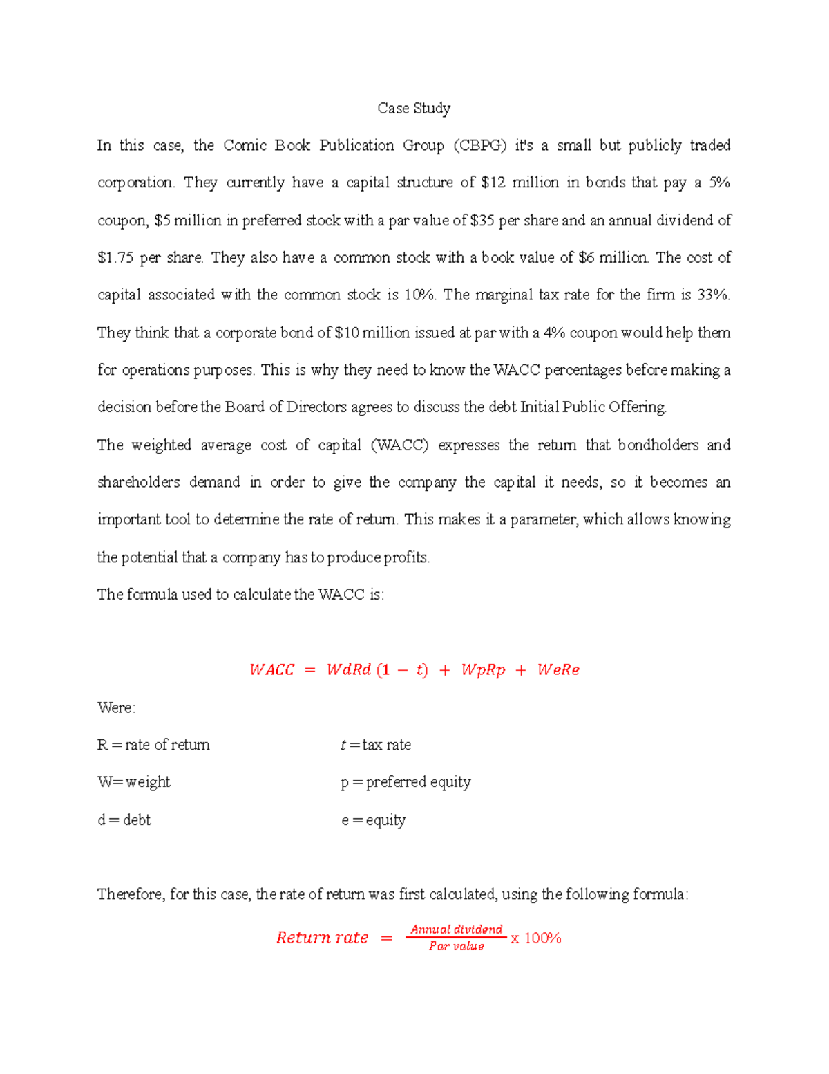 Step by Step Tutorial For Calculating Weighted Average Cost of Capital  (WACC) - STOCKBROS RESEARCH