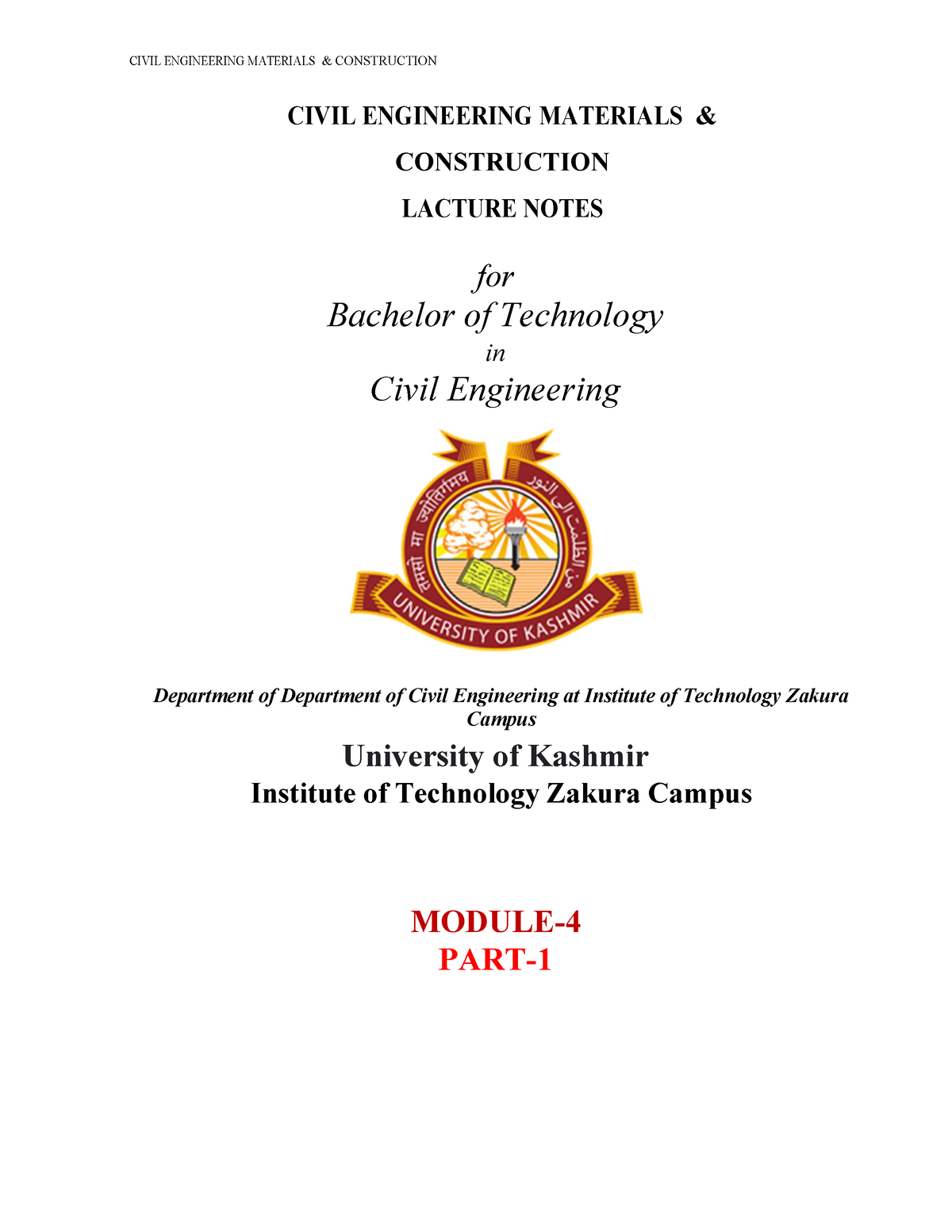 assignment civil engineering materials