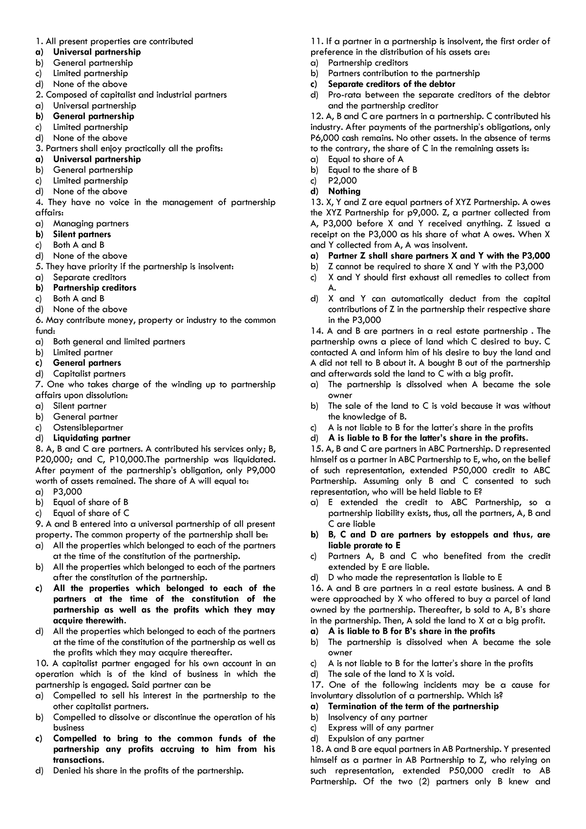 Pdfcoffee - Lecture notes 1-4 - All present properties are contributed ...