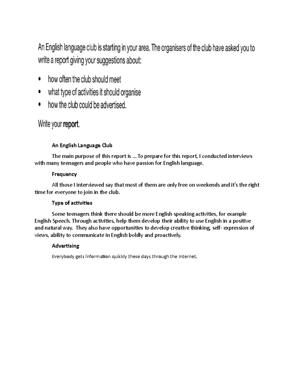 Writing a report - Copy - họdhu9jnvhr - An English Language Club The ...