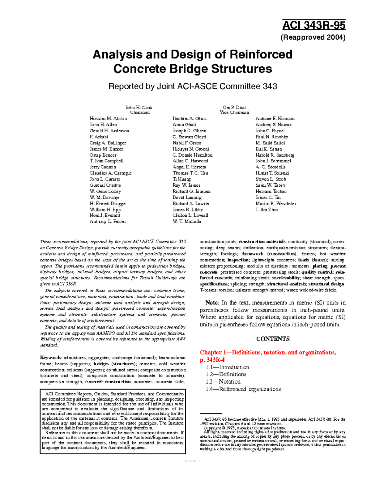 - Analysis and Design of Reinforced Concrete Bridge Structures (1995 ...