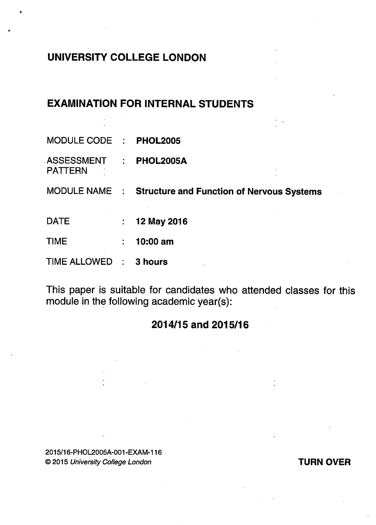 phol2005-a-past-paper-universitycollegelondon