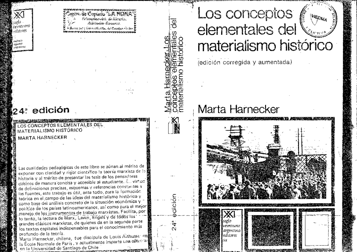 Harneker Los conceptos elementales del materialismo historico