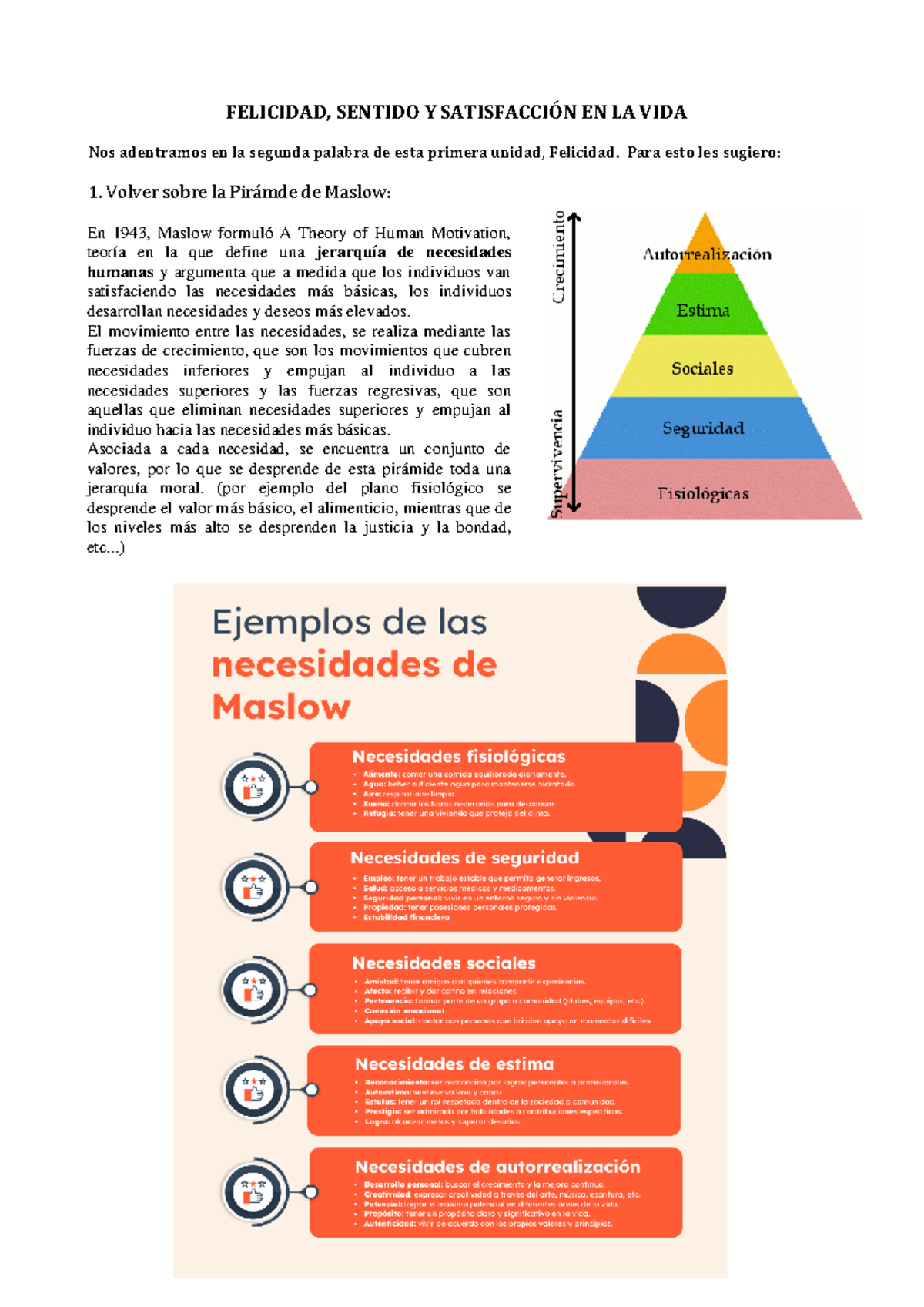 Felicidad Y Sentido Y Satisfacción EN LA VIDA - FELICIDAD, SENTIDO Y ...