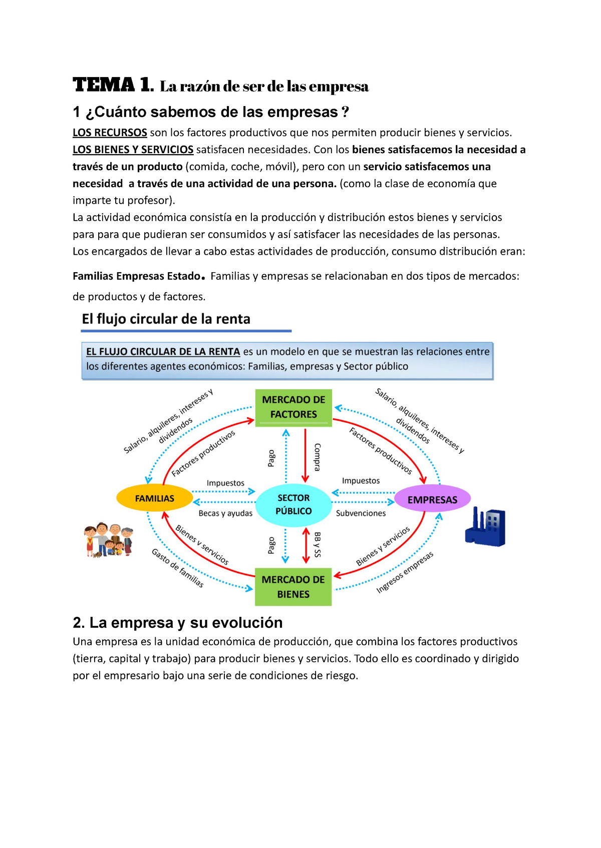 Economã A TEMA 1 Y 2 - APUNTES ECONOMÍA - TEMA 1. La Razón De Ser De ...