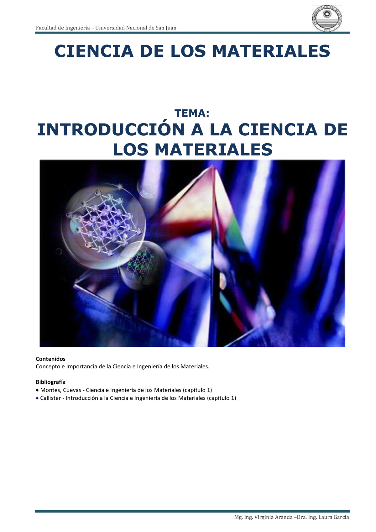 01.0 Introducción A La Ciencia De Los Materiales - CIENCIA DE LOS ...