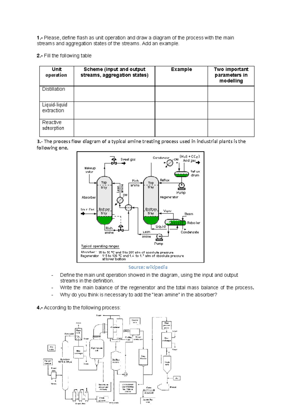Questions and problems of the previous first partial exams - 1.- Please ...