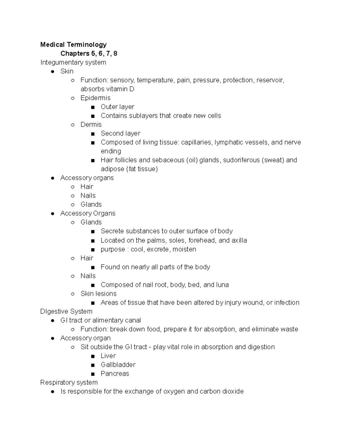 chapter 5 case study medical terminology