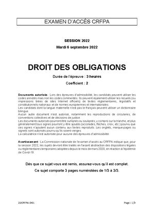 TD 21-22 Droit Des Obligations 2 S Ã©️ance 5 - Droit Des Obligations II ...