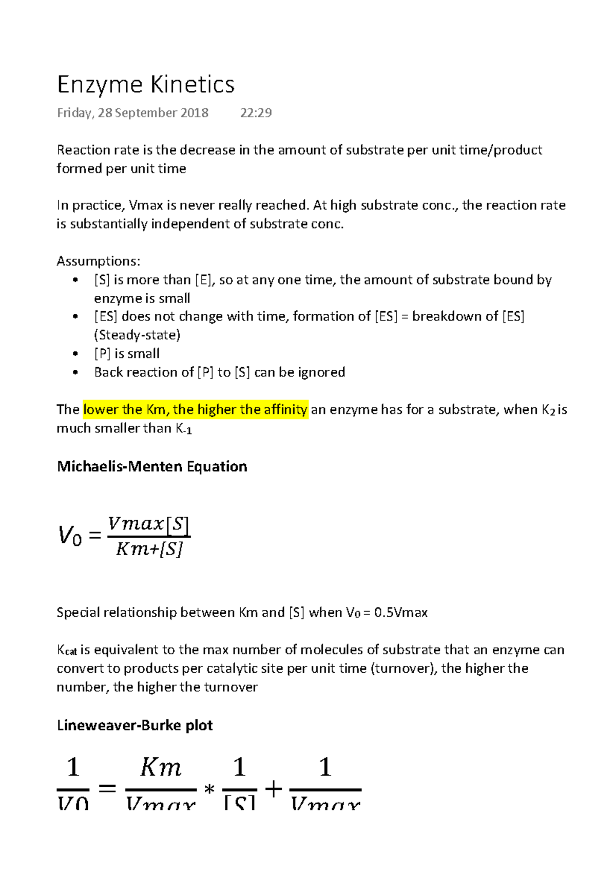 Enzyme Reaction rate is the decrease in the amount of
