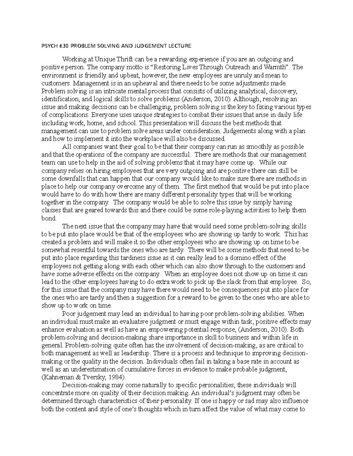 Dmba 610 w2 critical thinking 08 picture