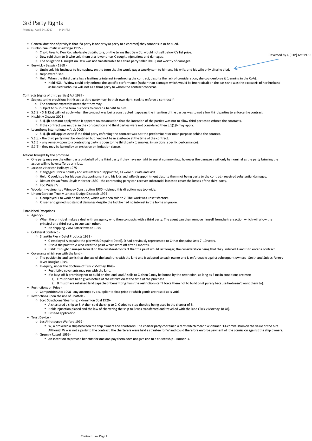 assignment worksheet 12.5 third party rights