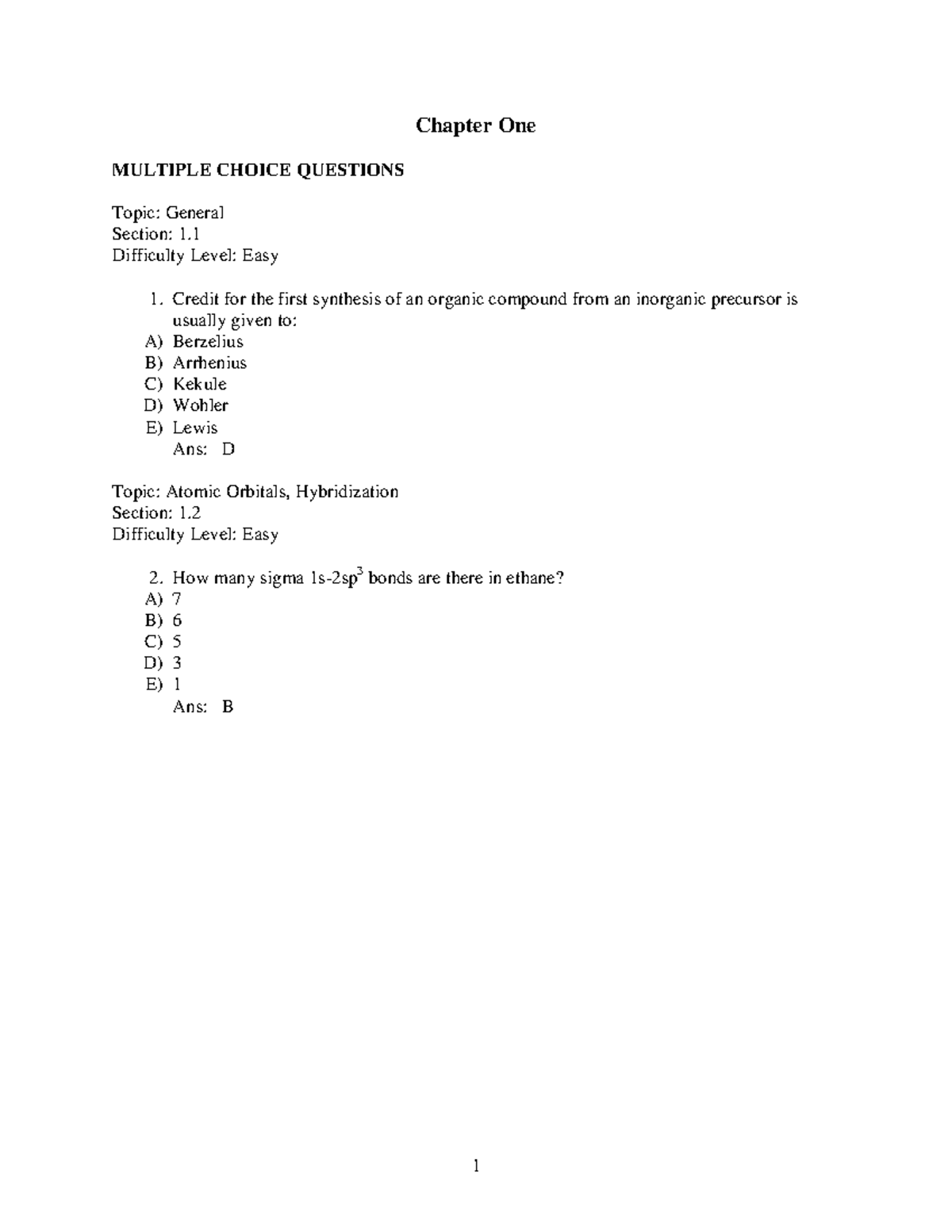 Organic Chemistry Grade 12 Notes Pdf