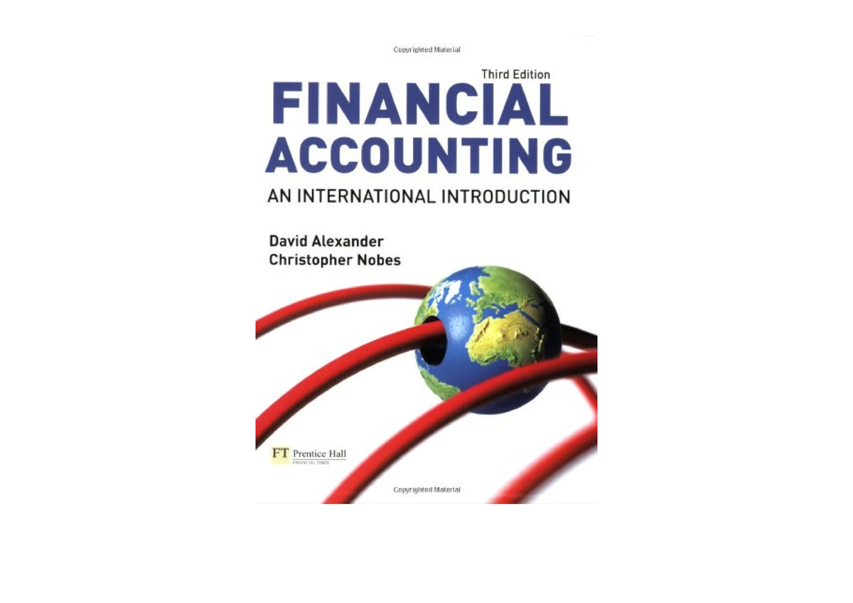 Kindle online PDF Financial Accounting An International Introduction ...